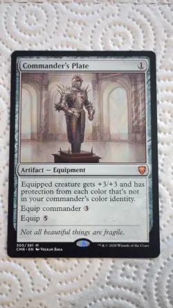 MTG Commander Legends Commander's Plate 305/361 Near Mint Condition - Image 1