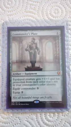 MTG Commander Legends Commander's Plate 305/361 Near Mint Condition - Image 2