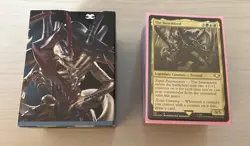MTG Universe Beyond Warhammer 40,000 Tyranid Swarm Deck Complete (No Tokens) - Image 1