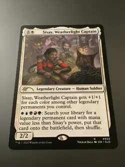 MTG Secret Lair #9999 Sisay, Weatherlight Captain NM - Image 1