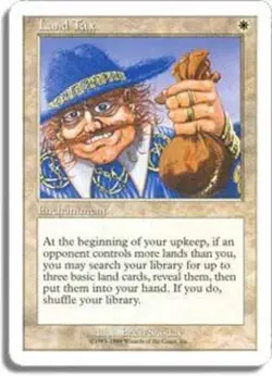 MTG Land Tax, Battle Royale, Heavily Played, English - Image 1