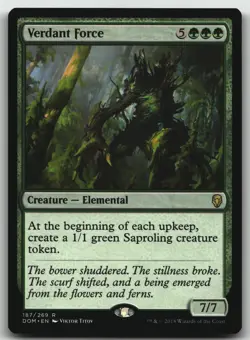 Verdant Force R Dominaria 187 LP - Image 1