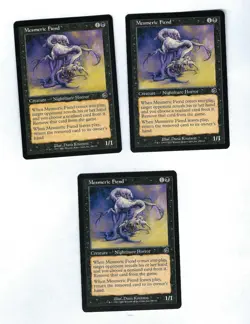 3x Mesmeric Fiend - Torment - Magic The Gathering M/NM (Never Played) - Image 1