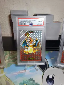 1996 Pokemon Carddass Vending Prizm Charizard, Venusaur, Blastoise RED EDITION - Image 3