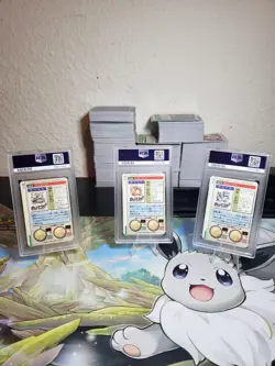 1996 Pokemon Carddass Vending Prizm Charizard, Venusaur, Blastoise RED EDITION - Image 5
