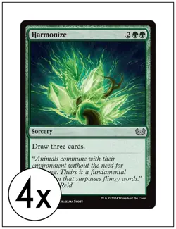 4x Harmonize, Duskmourn Commander, Magic MTG NM - Image 1