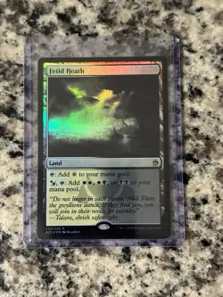MTG Fetid Heath - Foil, Light Play, English Masters 25 - Image 1