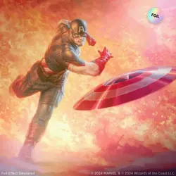 MTG Secret Lair: Marvel: Captain America (Rainbow Foil Edition) (Sealed) - Image 2