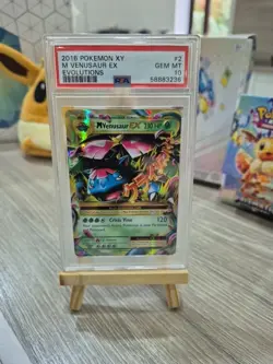 Pokemon 2016 XY Evolutions M VENASAUR EX #2 PSA GEM MINT 10 XY - Image 1
