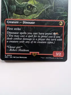 Hunting Velociraptor (Borderless) Jurassic World Collection MTG - Image 3