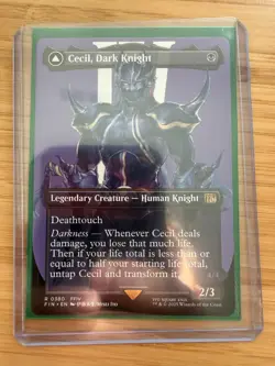 Magic The Gathering Final Fantasy Borderless Cecil, Dark Knight #0380 - Image 1
