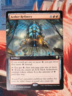 Aether Refinery Extended Commander: Modern Horizons 3 Magic Gathering MTG M3C - Image 1