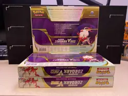 LOT OF 3 - Pokemon TCG Hisuian Zoroark VSTAR Premium Collection Box Sealed - Image 2