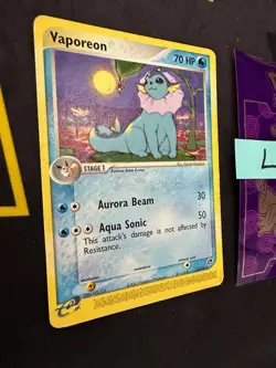 Pokemon TCG Vaporeon 25/100 Sandstorm Regular Non-Holo 2003 262 💎LP💎 - Image 2