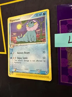 Pokemon TCG Vaporeon 25/100 Sandstorm Regular Non-Holo 2003 262 💎LP💎 - Image 3