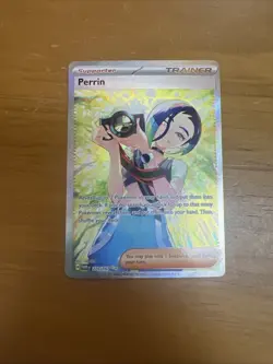 Pokemon TCG Perrin 220/167 Twilight Masquerade Special Illustration Rare NM-M - Image 1