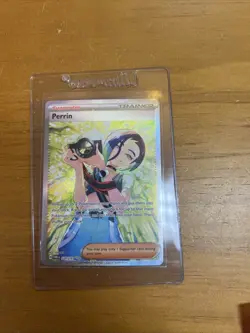 Pokemon TCG Perrin 220/167 Twilight Masquerade Special Illustration Rare NM-M - Image 3