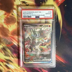 Pokemon TCG Reshiram ex 166/086 White Flare PSA 10 Gem Mint ENGLISH - Image 2