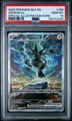 Pokemon TCG Zekrom ex 166/086 Black Bolt PSA 10 Gem Mint ENGLISH - Image 1