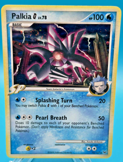 Pokemon TCG Palkia G LV.78 12/127 Holo Rare 2009 Platinum LP Condition - Image 1