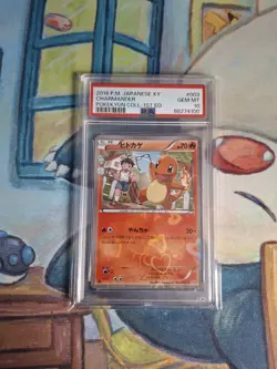 Pokemon Japanese Charmander Pokekyun Collection 003/032 PSA 10 - Image 1