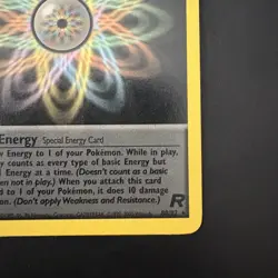 Pokemon Vintage 1st Edition Team Rocket Rainbow Energy Non Holo Rare - Image 4