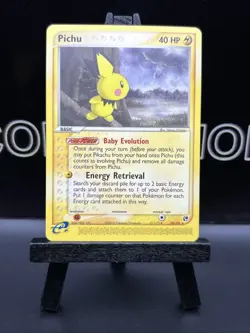 Pichu 20/100 - Rare EX Sandstorm Pokemon TCG - Regular Unlimited Rare - 2003 NM - Image 2