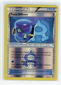 Pokemon TCG - Aqua's Diffuser 23/34 - Double Crisis - Reverse Holo - Image 1