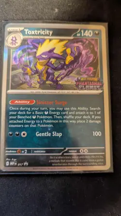 Pokemon TCG Toxtricity 017 Phantasmal Flames Pre-release Promo NM - Image 1