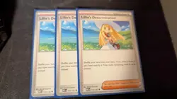 Pokemon TCG 3X Lillie's Determination 119/132 Uncommon Mega Evolution - Image 1