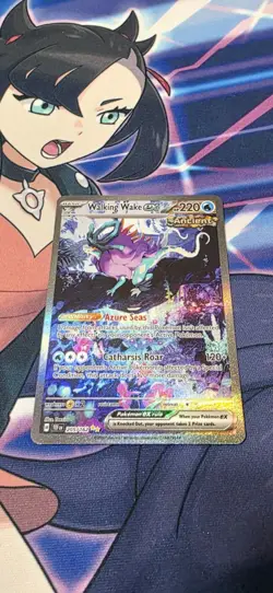 Pokemon TCG Walking Wake EX 205/162 SV05: Temporal Forces SIR - Image 2
