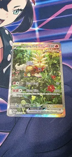 Gouging Fire EX 204/162 SIR Pokemon TCG Temporal Forces - Image 1
