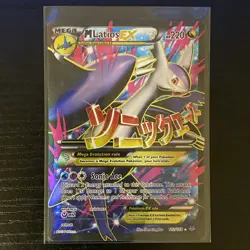 M Latios EX 102/108 XY Roaring Skies Pokemon Card Full Art Mega Holo - LP+ - Image 1