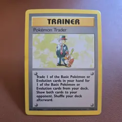 Pokemon TCG Pokemon Trader Base Set 77/102 Regular Rare MP. - Image 1