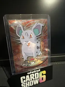 Chrome Topps Pokemon 29 Nidoran NM - Image 1
