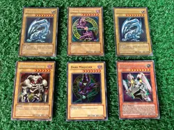 Yu-Gi-Oh! Dark Magician, Blue Eyes White Dragon, Valkyrion, Summoned Skull LP-HP - Image 1
