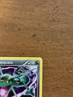 Rayquaza Pokemon Card XY141 Black Star Promo Holo Foil Lightly Played LP - Image 3