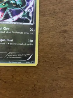 Rayquaza Pokemon Card XY141 Black Star Promo Holo Foil Lightly Played LP - Image 4