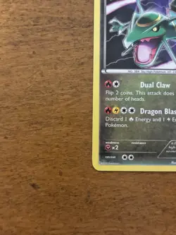 Rayquaza Pokemon Card XY141 Black Star Promo Holo Foil Lightly Played LP - Image 5