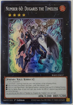 Yu-Gi-Oh! Number 60: Dugares the Timeless - RA02-EN037 - Super Rare - 1'st -NM/M - Image 1