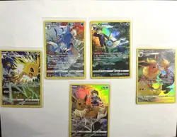 Pokemon TCG Cards Lot 5 Card Set Trainer Gallery Brilliant Stars NM - Image 1