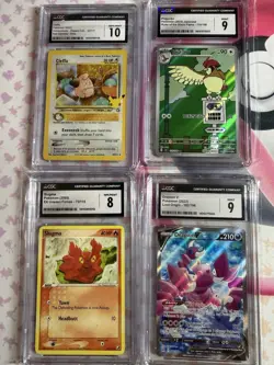 Lot of 4 Graded Pokemon Cards (Slabs) CGC - Image 1