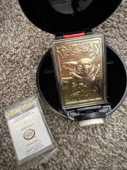 BURGER KING 1999 POKEMON 23K GOLD PLATED TRADING CARD - COMPLETE SET - Image 4