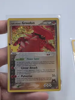 Groudon 9/95 2021 Celebrations Classic Collection Pokemon Card Holo Rare - Nm - Image 1