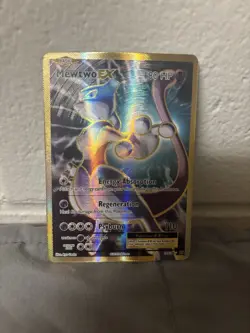 Mewtwo EX 103/108 Evolutions Full Art Holo Pokemon Trading Card Game - Image 1