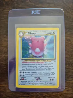 Pokemon TCG Blissey Neo Revelation Holo Rare Card 2/64 - Image 1