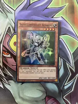 DUEA-EN021 Satellarknight Alsahm Super Rare UNL Edition NM Yugioh Card - Image 1
