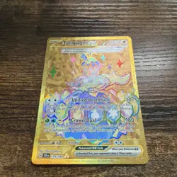 Pokemon Card TCG - Terapagos EX 173/142 - Stellar Crown - Hyper Rare Gold - NM - Image 2