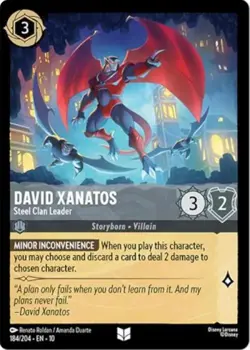 ~ David Xanatos - Steel Clan Leader ~ NM Cold Foil ~ Whispers in the Well ~ - Image 1