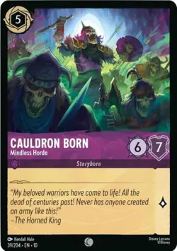 ~ Cauldron Born - Mindless Horde ~ NM Cold Foil ~ Whispers in the Well ~ - Image 1
